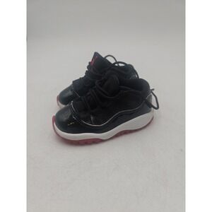 Nike Air Jordan XI 11 Low Bred 2015 Retro Sneaker Toddler 5C 505836-012